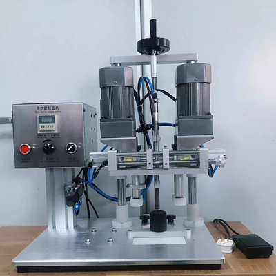 Şişe için Yarı Otomatik Vidalı Kapatma Makinesi 220V Masaüstü