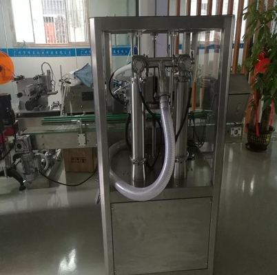 Servo Motor PLC Kozmetik Sıvı Dolum Makinesi Cam Şişe için 2 Kafa