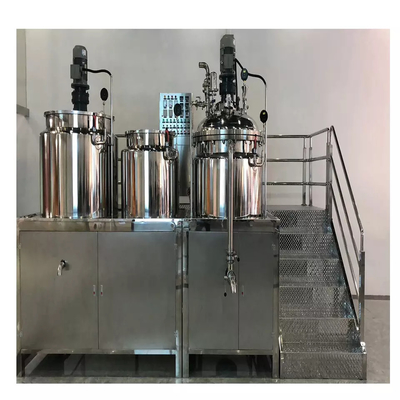 50-5000L Kozmetik Emülsif Homogenizer 2.2-30KW Yüksek Performans