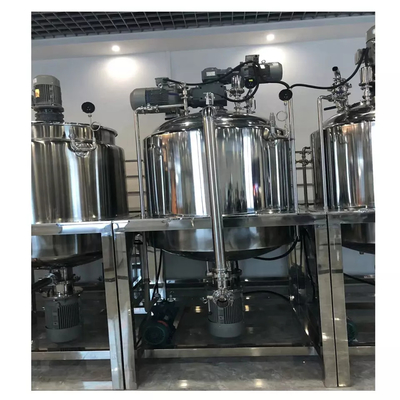 50-5000L Kozmetik Emülsif Homogenizer 2.2-30KW Yüksek Performans