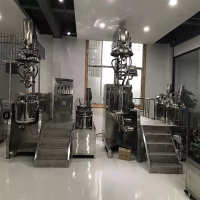 Kimyasal Homojenleştirici Emülgatör Karıştırıcı, Otomatik Losyon Karıştırıcı Makinesi Kozmetik