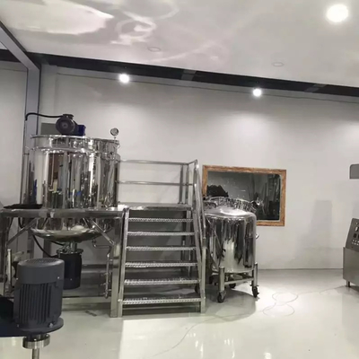 Paslanmaz Vakum Kozmetik Emülgatör Karıştırıcı Homojenizatör Kararlı 63RPM