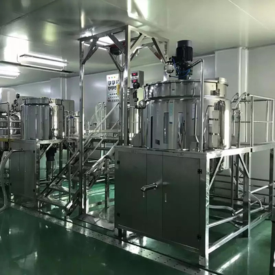 Paslanmaz Vakum Kozmetik Emülgatör Karıştırıcı Homojenizatör Kararlı 63RPM