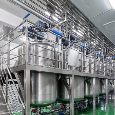 2.2KW SUS304 Parfüm Üretim Ekipmanları Karıştırma Tankı Çok Amaçlı