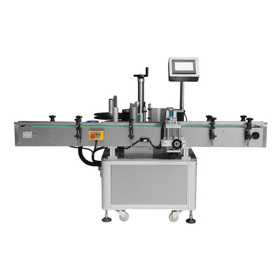 Akıllı Otomatik Konumlandırma Yuvarlak Şişe Etiketleme Makinesi 25m / Min 0.8KW