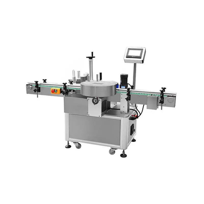 Akıllı Otomatik Konumlandırma Yuvarlak Şişe Etiketleme Makinesi 25m / Min 0.8KW