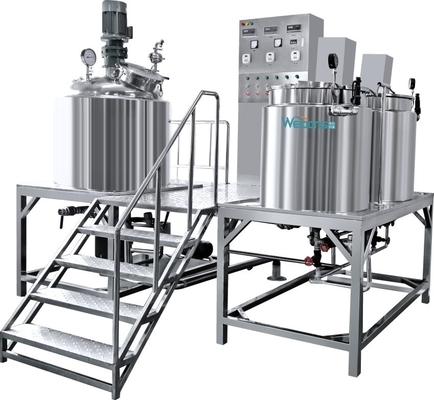 5.5kW 5000L Kozmetik Emülgatör Mikser Makyaj Üretim Hattı