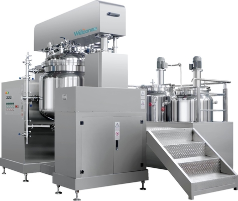 PLC kontrolü ile paslanmaz çelik kozmetik emulsif karıştırıcı 5000L kapasite