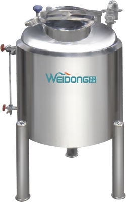 2MM Pot Kalınlığı Yardımcı Ekipman 1000L Açık Tank Kolay Kullanım