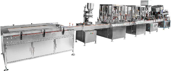 Aerosol Otomatik Dolum Üretim Hattı Sıvı Dolum Vanası Takma Makinesi