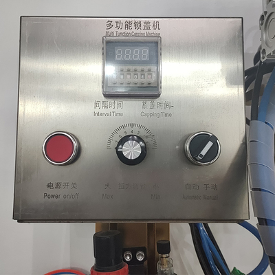 25 adet / dak Yarı Otomatik Kapatma Makinesi Hafif ve Kullanımı Kolay 220V 50HZ