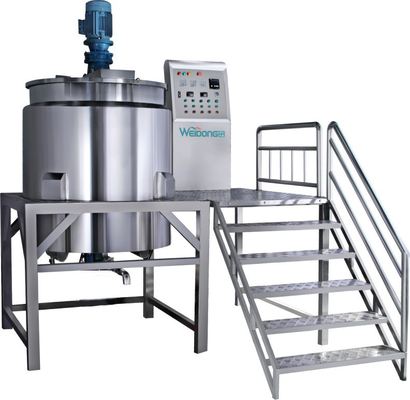 60 r/m 2000L Sıvı Ürünler İçin Tek Kat Karıştırma Tankı