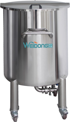 2MM Pot Kalınlığı Yardımcı Ekipman 1000L Açık Tank Kolay Kullanım