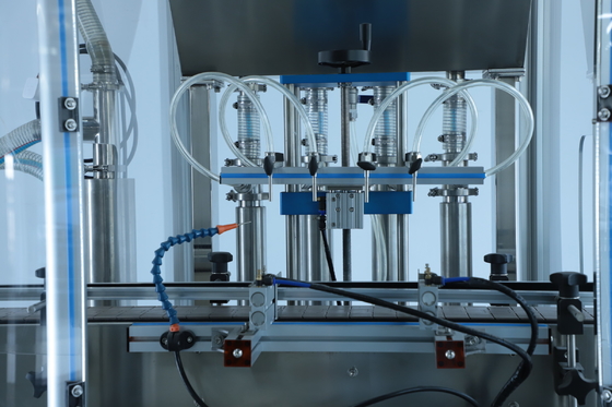 10 Başlı 450 KG Kozmetik Sıvı Doldurma Makinesi 220V 50Hz güç kaynağı ile