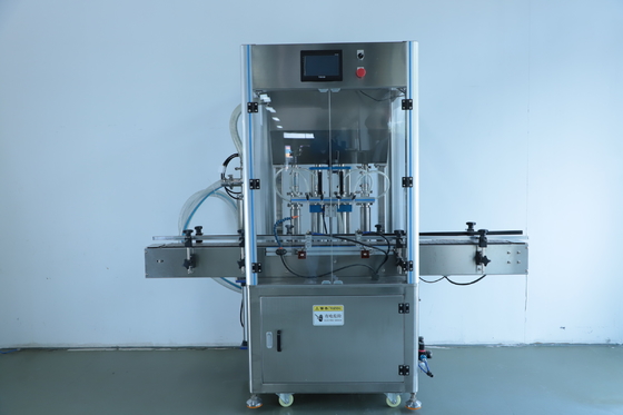 10 Başlı 450 KG Kozmetik Sıvı Doldurma Makinesi 220V 50Hz güç kaynağı ile