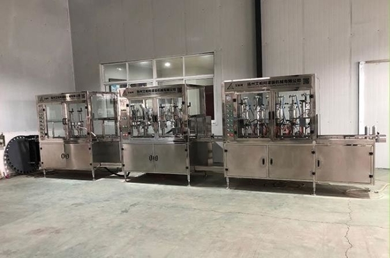 Düşük Gürültülü Programlanabilir Mantık Denetleyicisi Kozmetik Sıvı Dolum Makinesi 10-1200ml