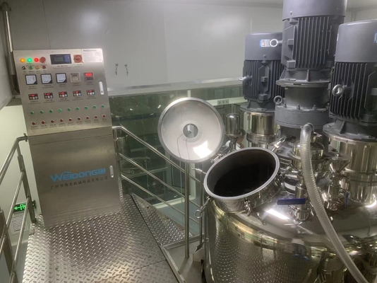 30KW vakum sistemli özel sıvı karıştırıcı karıştırıcı