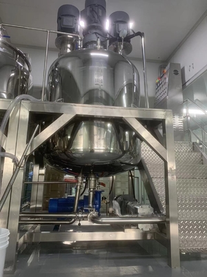 50-5000L Kozmetik Emulsifler Karıştırıcı Kimyasallar İşleme Ekipmanı 1 Yıllık Garanti
