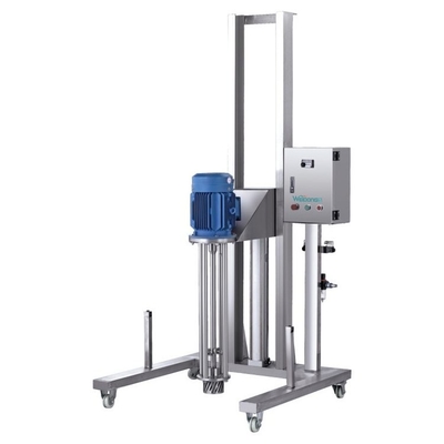 5L-2000L Kozmetik Emulsif Karıştırıcı 0.37kw-15kw Motorlu Taşınabilir Pnömatik kaldırma ile