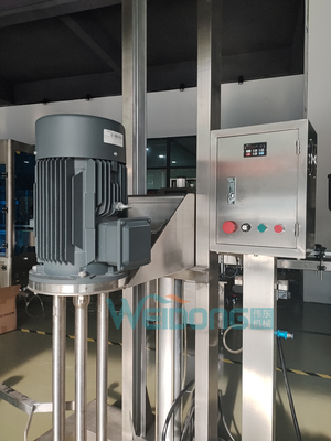 5L-2000L Kozmetik Emulsif Karıştırıcı 0.37kw-15kw Motorlu Taşınabilir Pnömatik kaldırma ile
