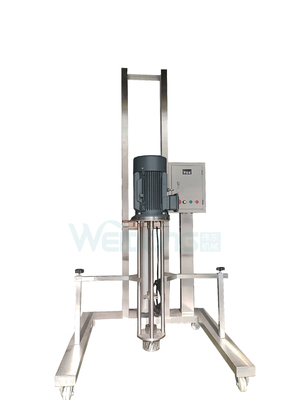 5L-2000L Kozmetik Emulsif Karıştırıcı 0.37kw-15kw Motorlu Taşınabilir Pnömatik kaldırma ile